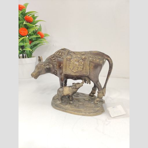 Brass Kamadhenu Antique finish