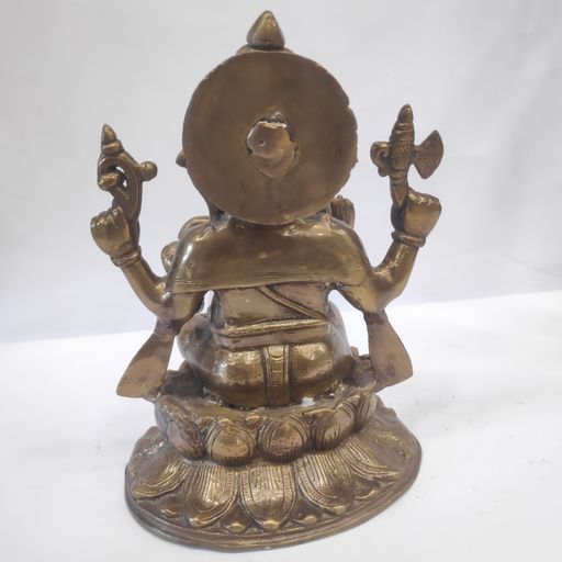 Brass ganesh idol