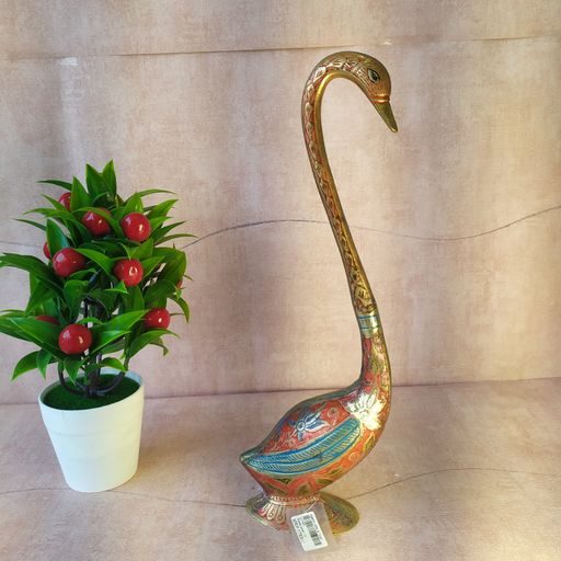 Brass swan