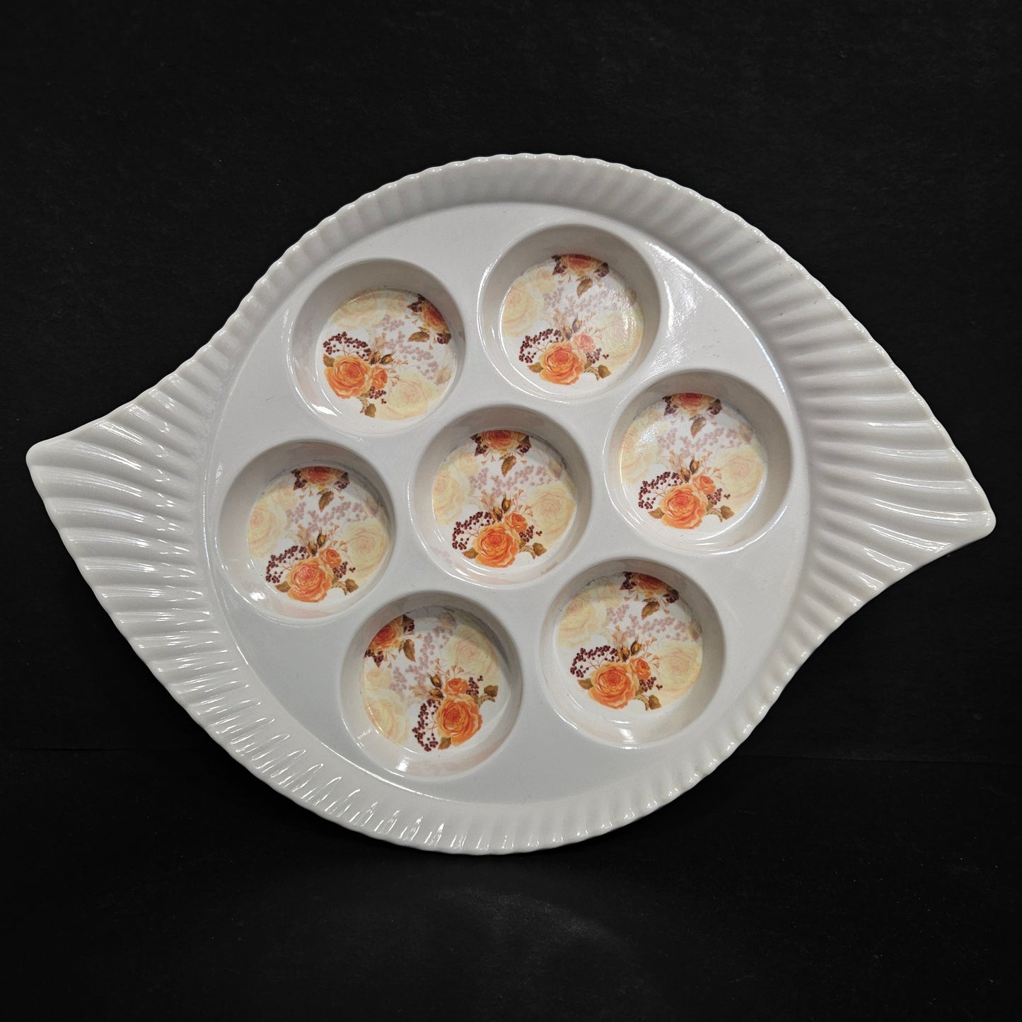 serving designer Tray with compartments glass or cup holders perfect for everyday use