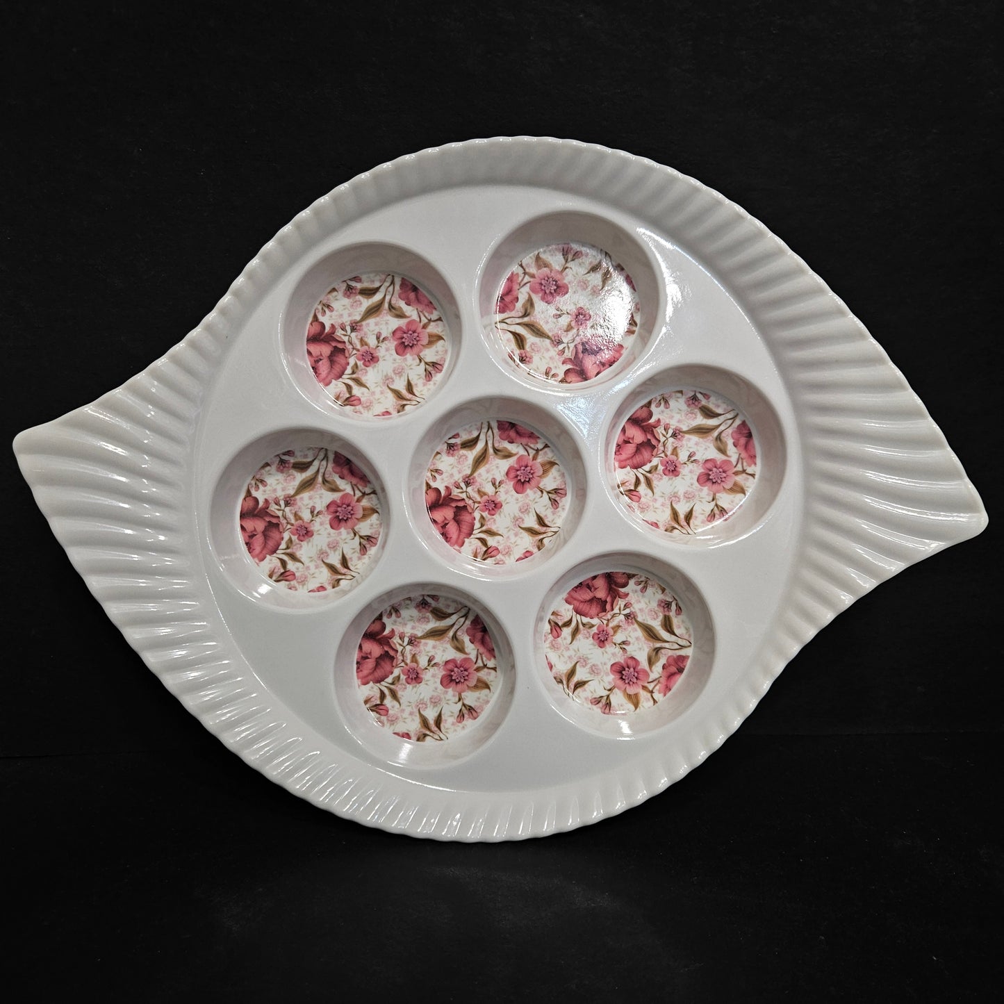serving designer Tray with compartments glass or cup holders perfect for everyday use