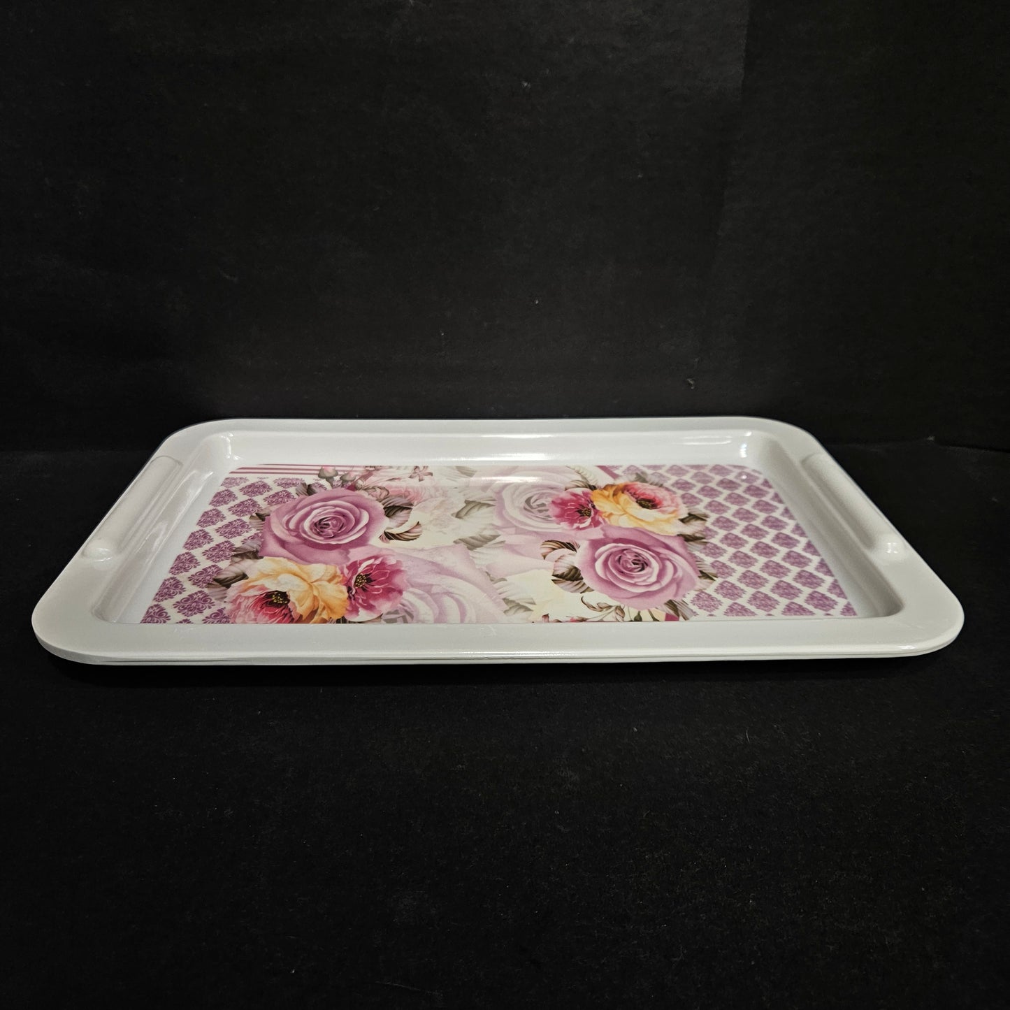 Melamie serving tray Rectangular Shaped Platter designer Tray for your Home dinning room to give elgent look to your dinning tables perfect for everyday use