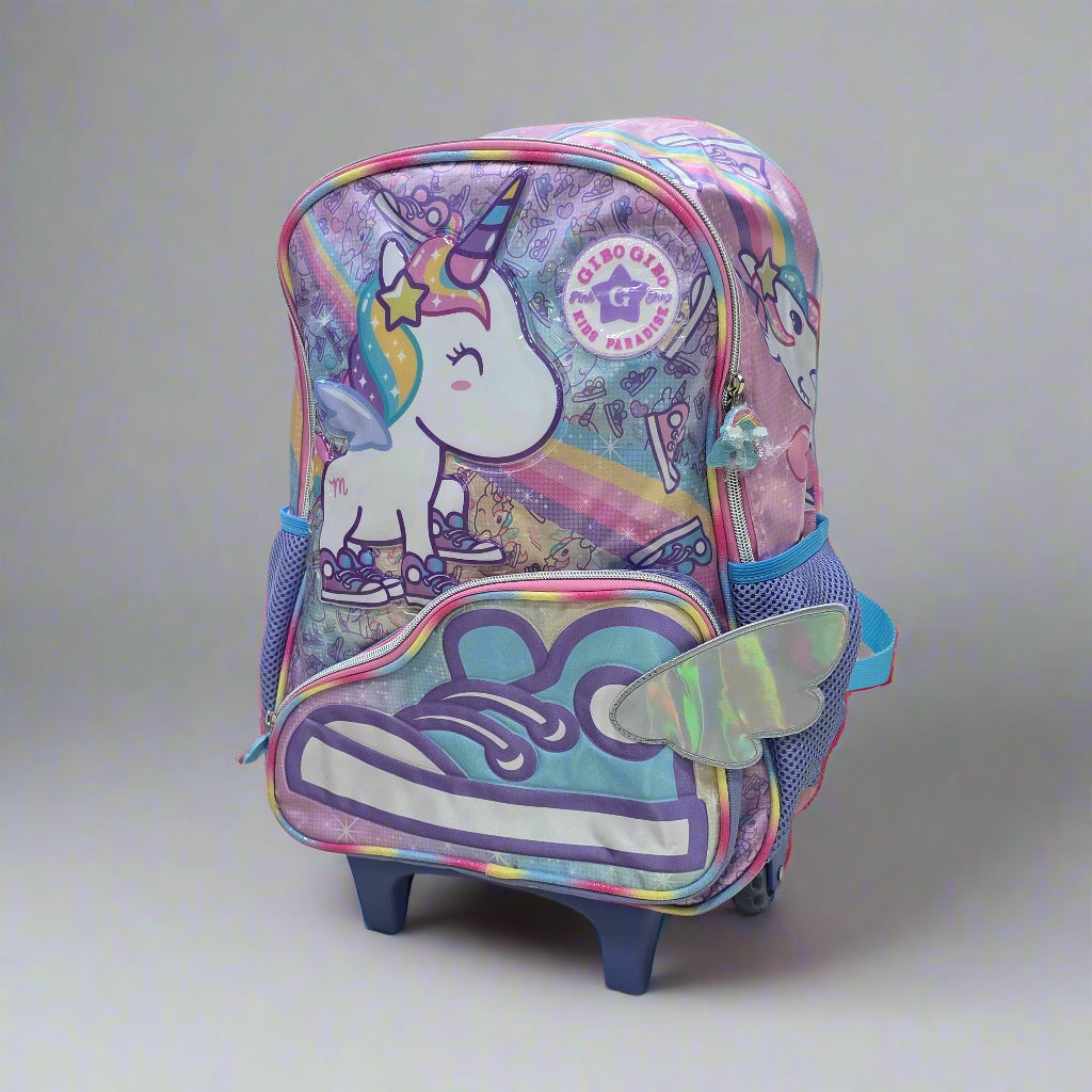 Unicorn trolley School bag