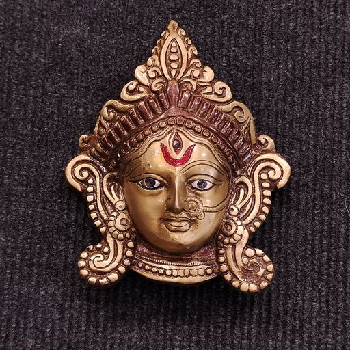 Brass Durga hanging 01