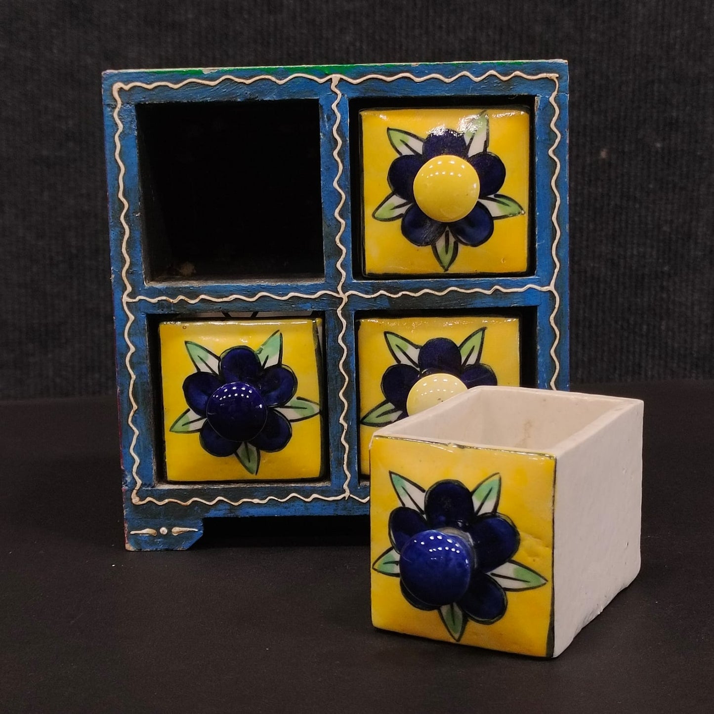 Wooden ceramic drawer