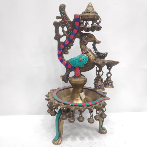 Brass deepam oil lamp