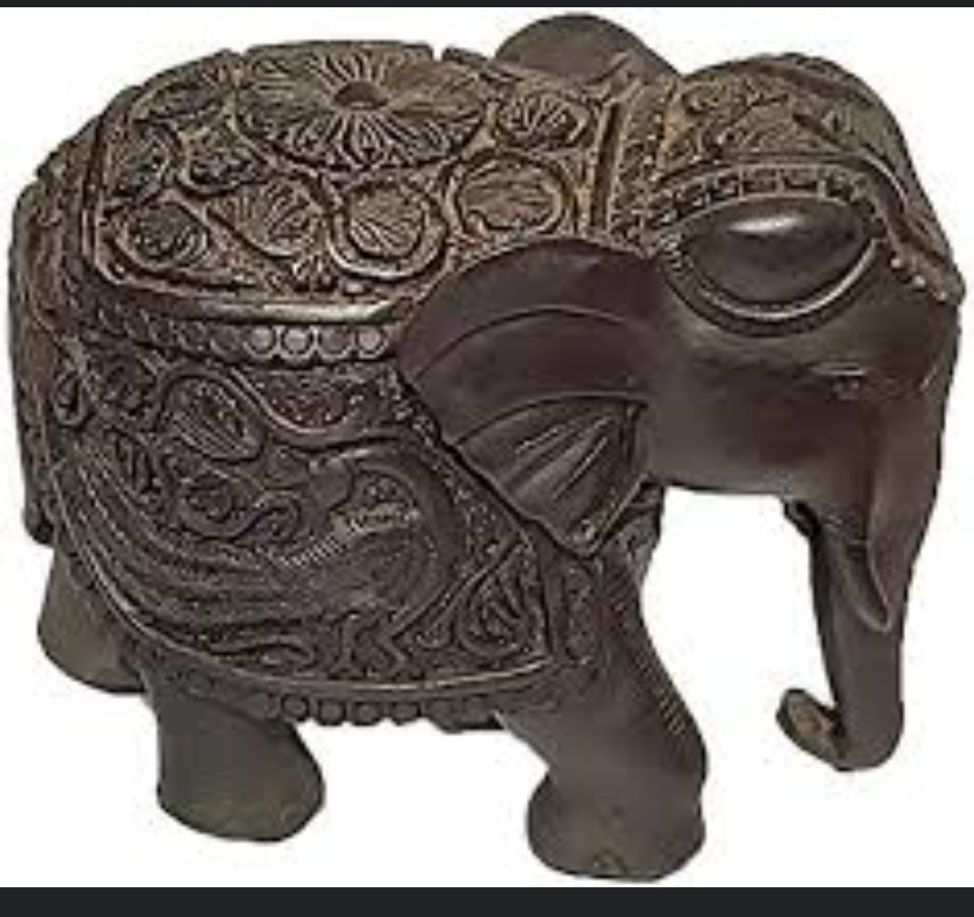Wooden african Elephant.curved SF
