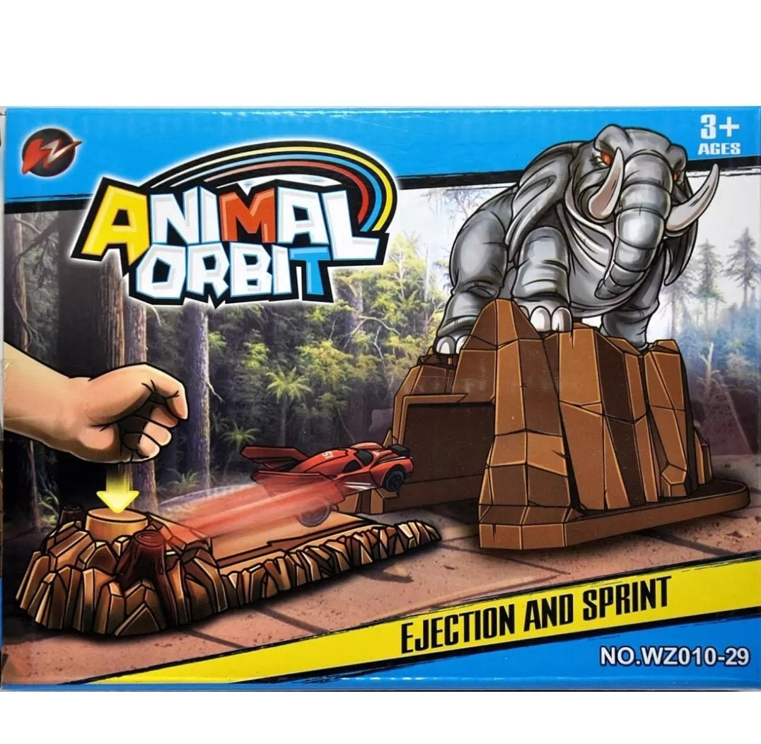 Animal orbit ejection and sprint car launcher