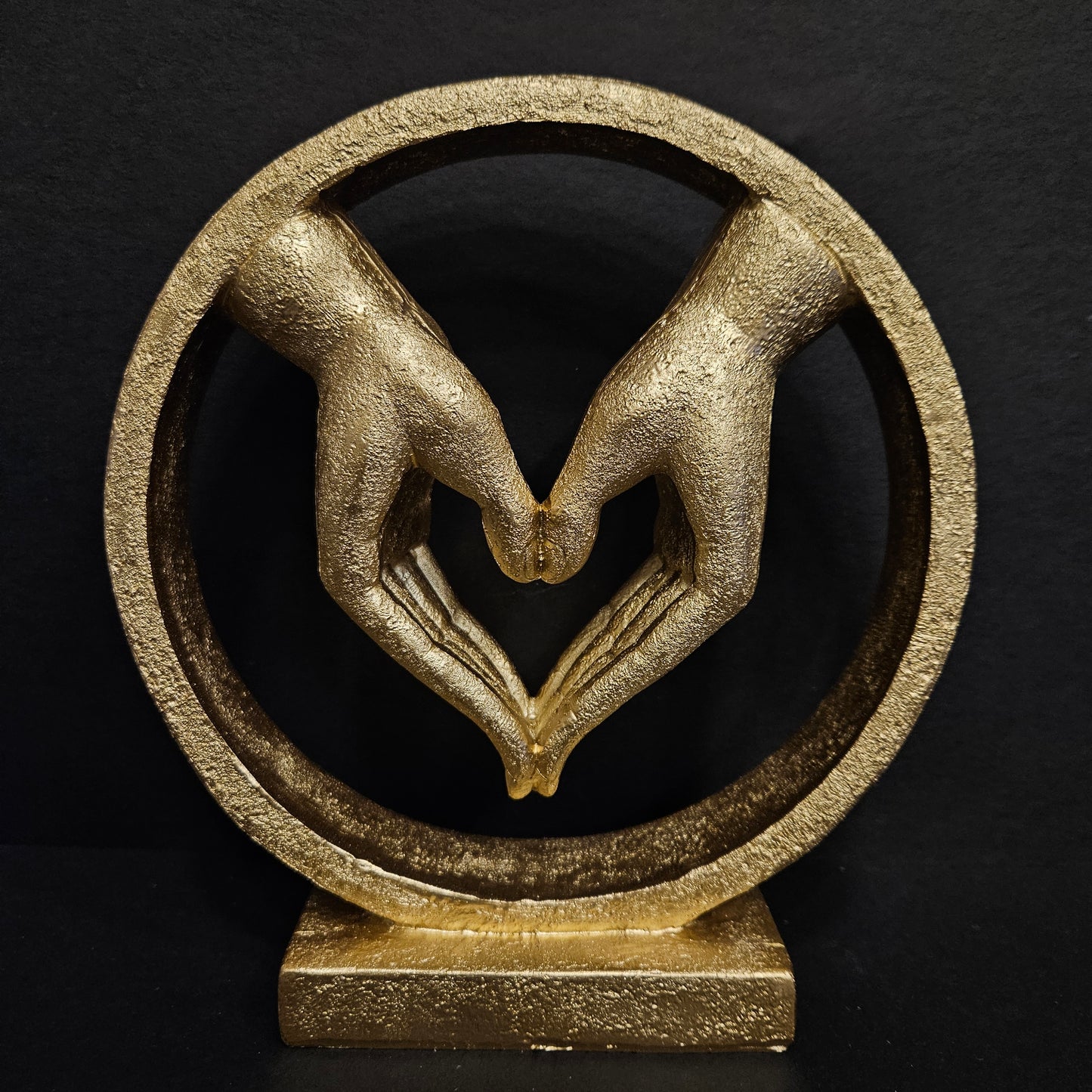 Decorative heart with hands showpiece Figurine for couple gifting purpose marriage gifting purpose