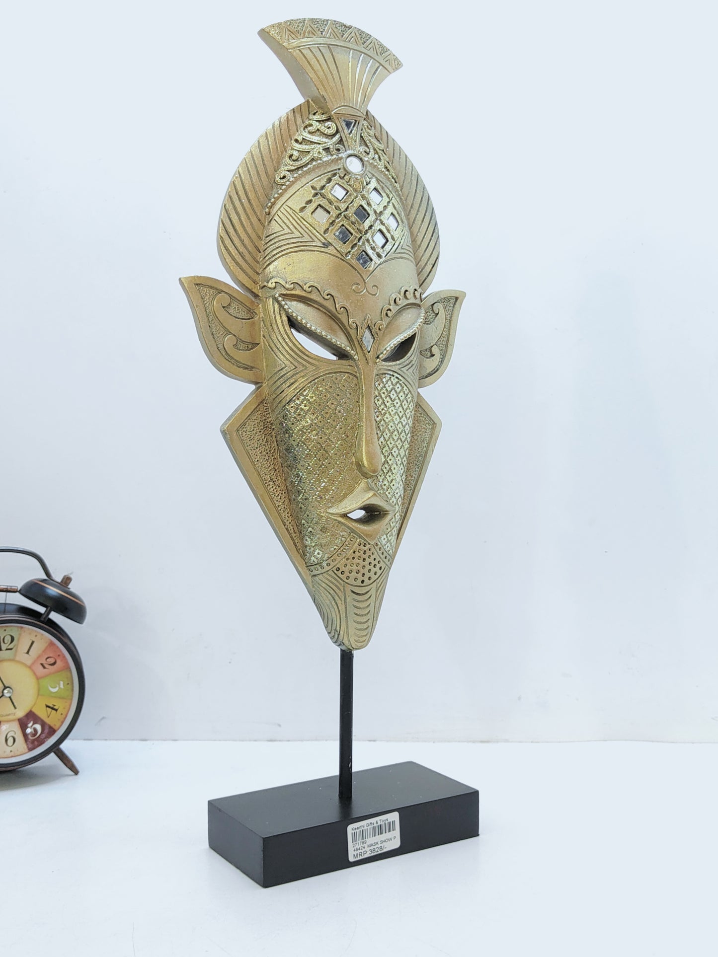African Tribal Face Mask Sculpture