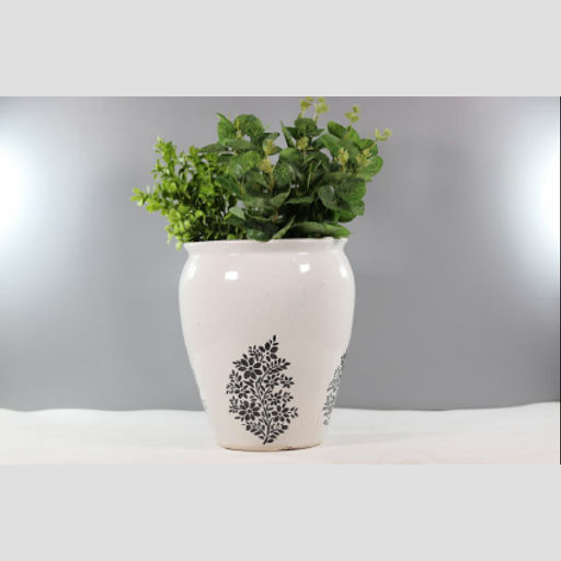 Ceramic Planter Pot Indoor Ourdoor Plants,Home and Garden Decor, Decorative Succulents Pot