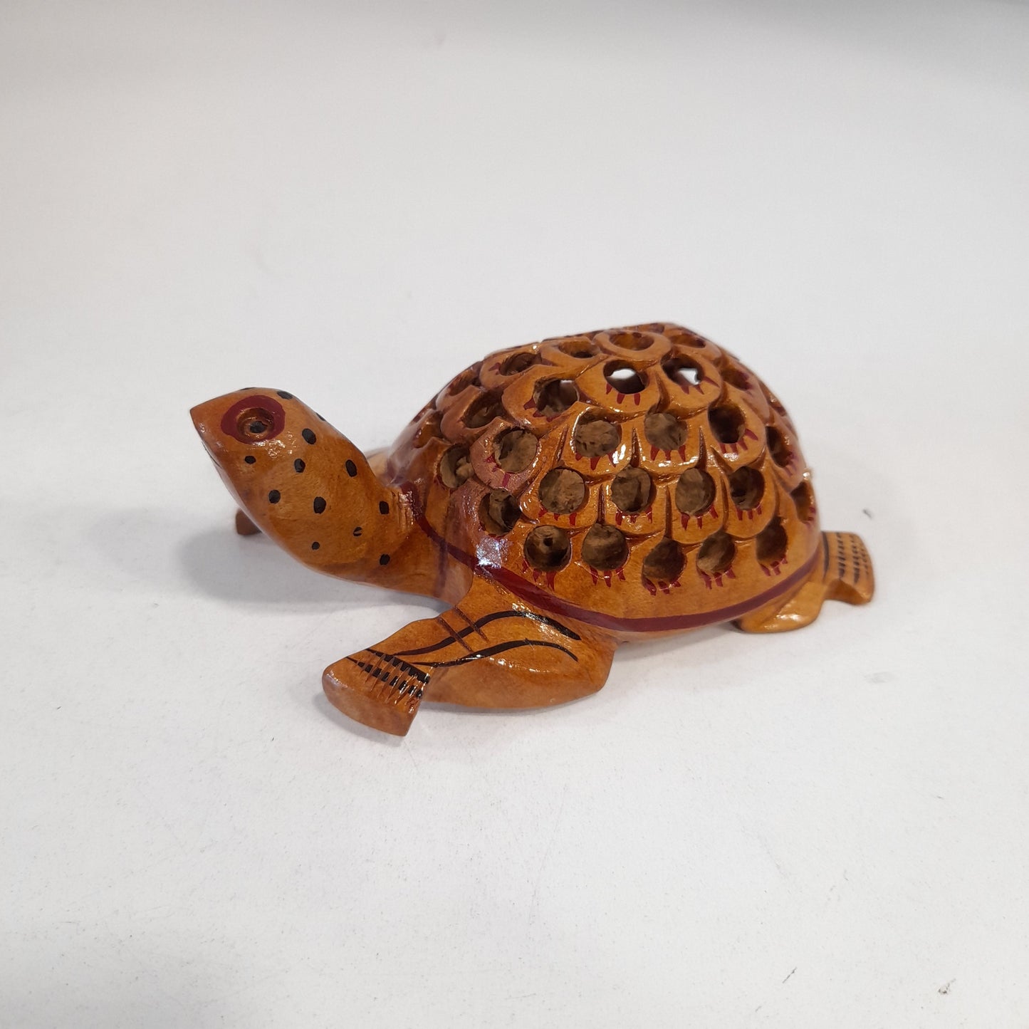 Wooden Turtle U/Cut Painted