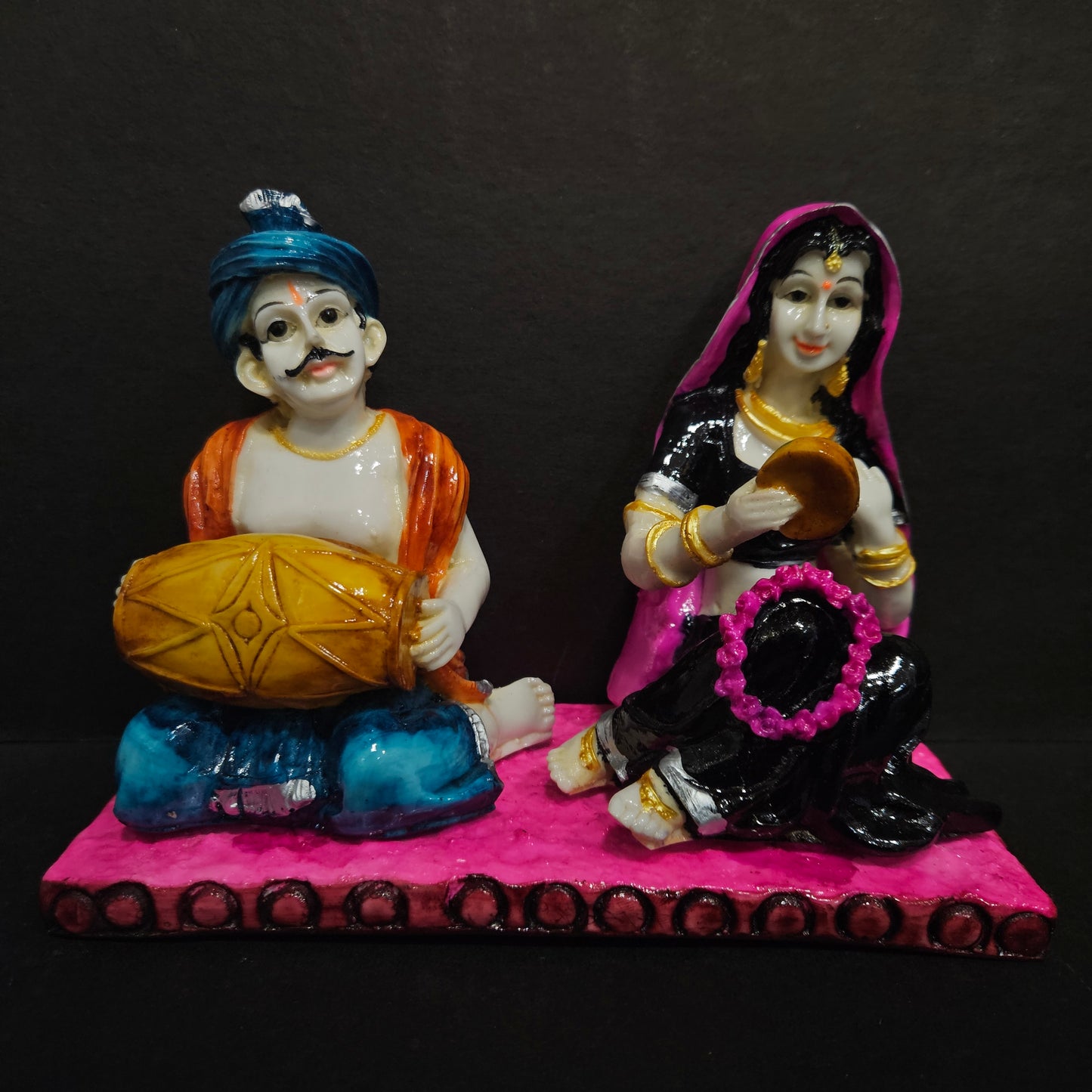 Traditional rajastani Couple showpiece Figurine