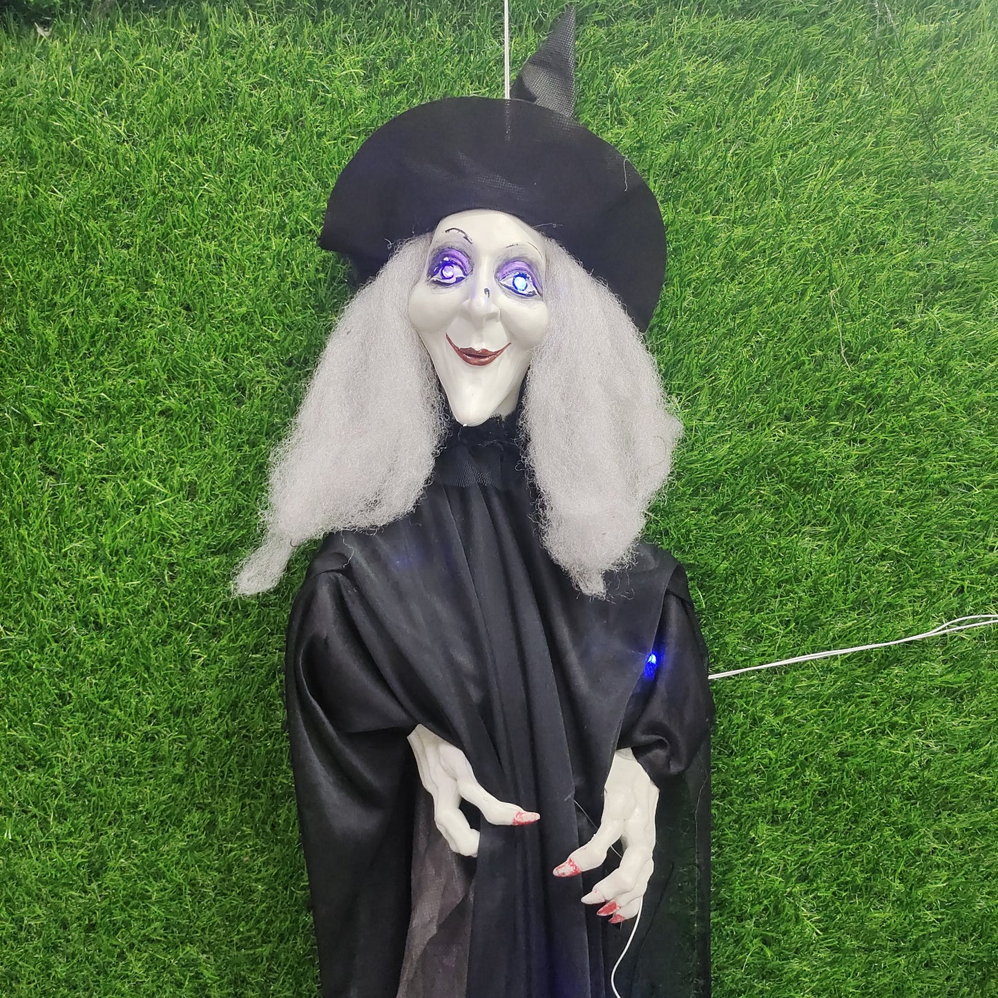47 inch lighted up witch with sound