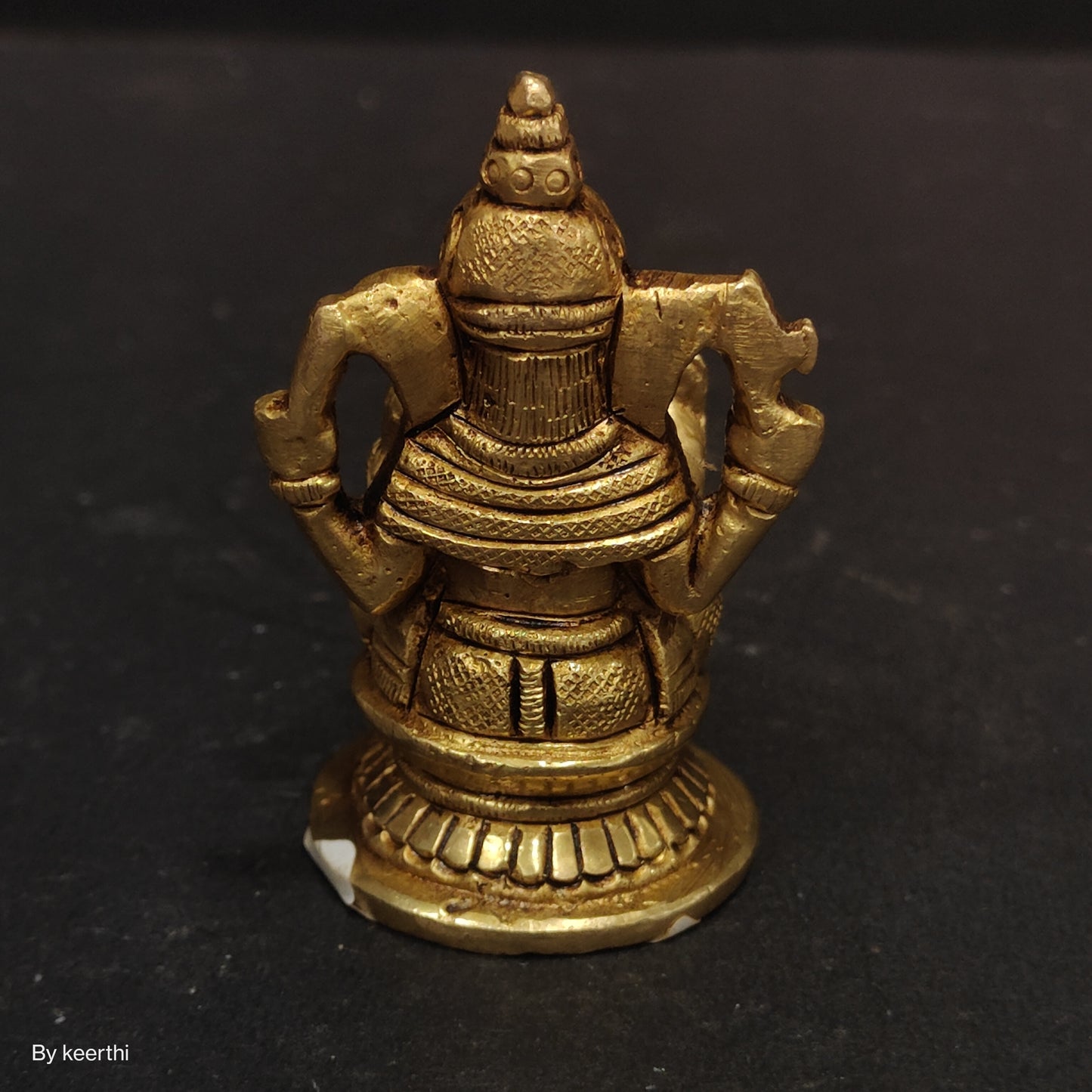 Brass Lord Ganesha Statue for Pooja Home Decor Car Dashboard God Ganesh Ganpati Decorative Showpices