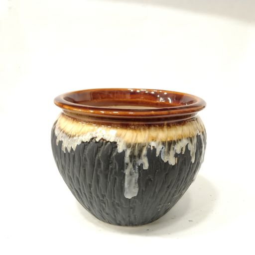 stylish Unique Glacier Look Green Ceramic Pots Planters for Indoor Plants,Succulent,Outdoor,Balcony,Home,Garden,Office