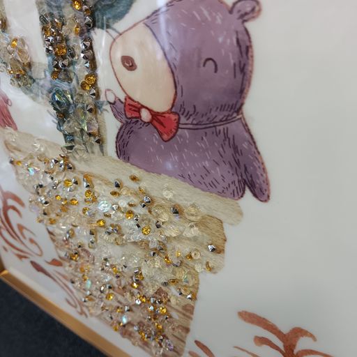 Crystal wall frames