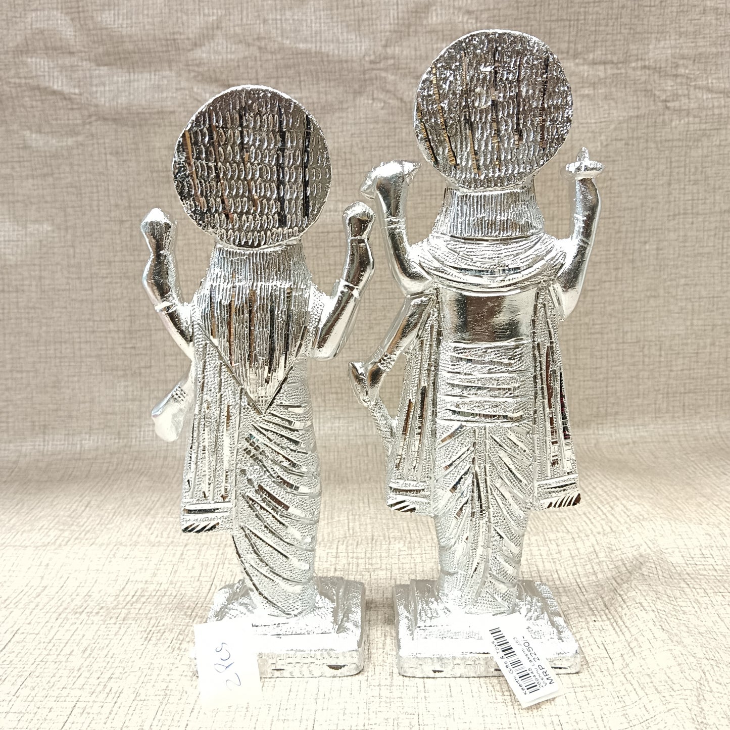 Vishnu Laksmi German silver idol