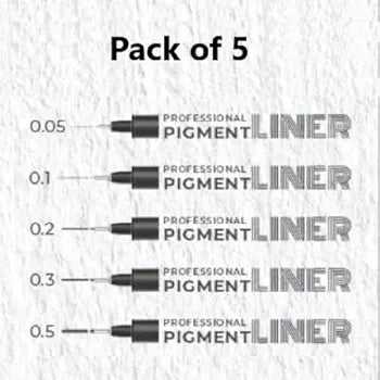Doms Amariz Professional Pigment Liner Set of 5