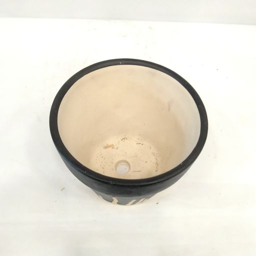 Black & yellow coloured ceramic Pot for Office Home Garden Flower pots Indoor or Outdoor Plants Planter Balcony Planter pots