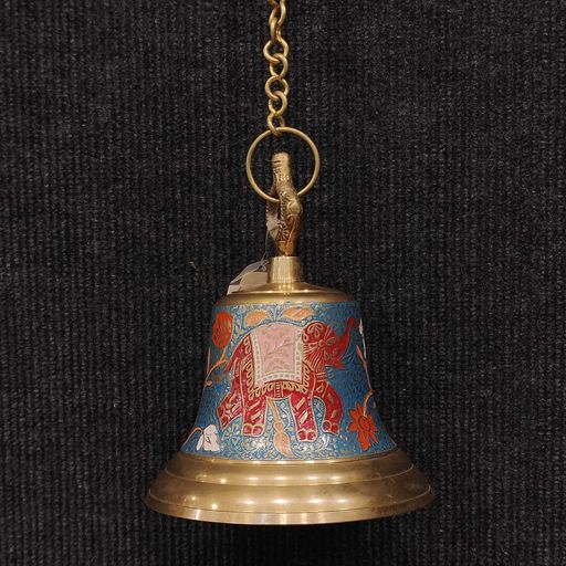 brass antique elephant designed bell