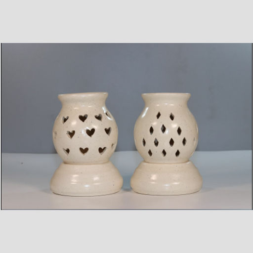 Ancient Matka Shape Electric Ceramic Aroma Oil Diffuser with Bulb,Essential Oil Fragrance Diffuser, Home & Décor, Home Fragrance