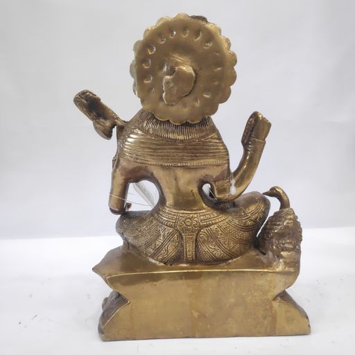 Brass saraswati idol