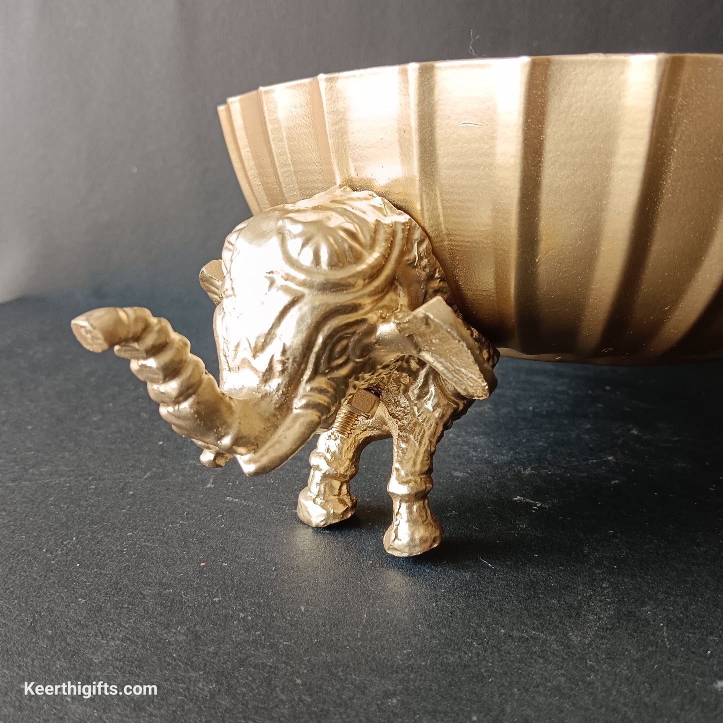 Elephant designer uril bowl perfect for Diwali decoration