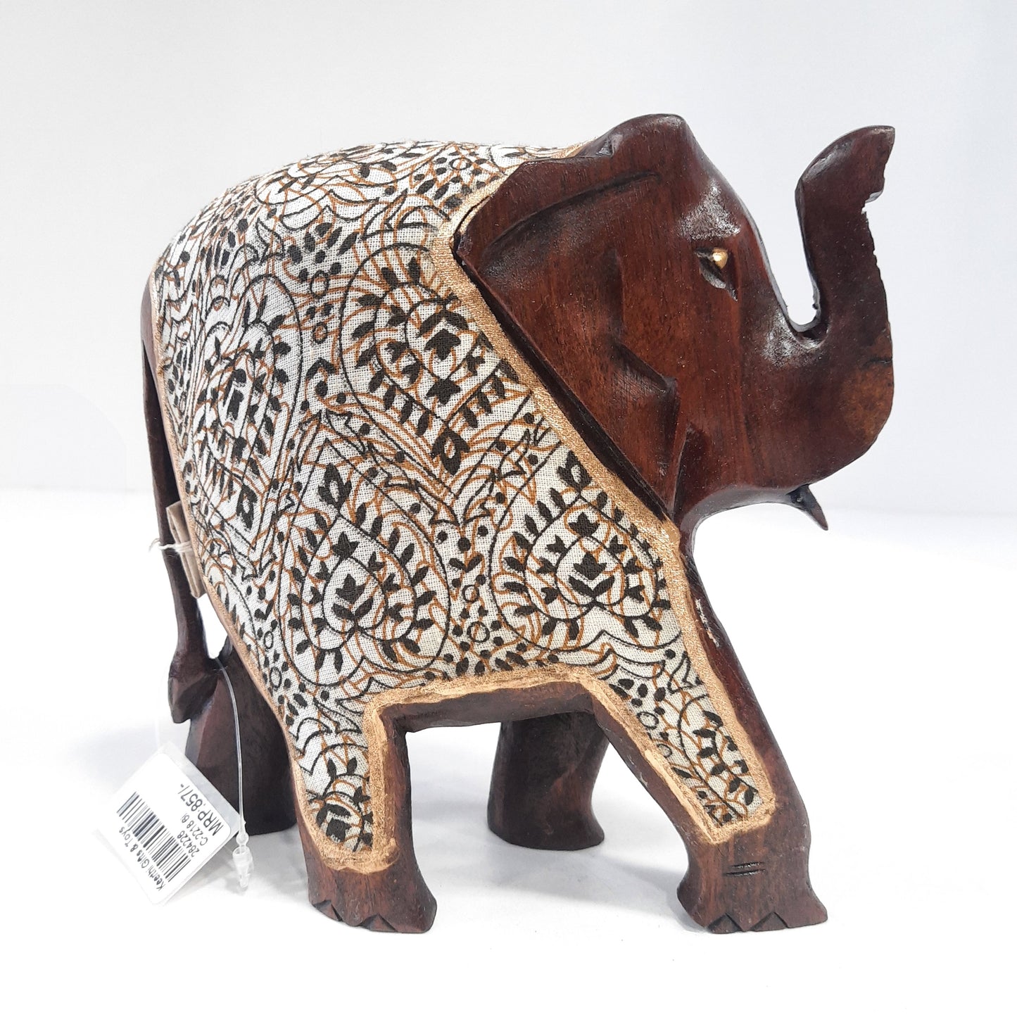 Wooden Elephant With Cloth