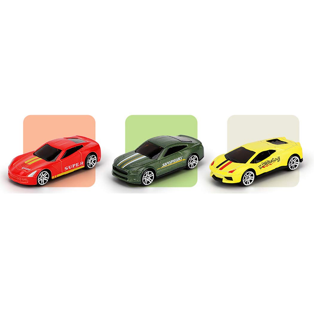 Car Wash & Parking Garage Toy Set Color Changing Race Cars