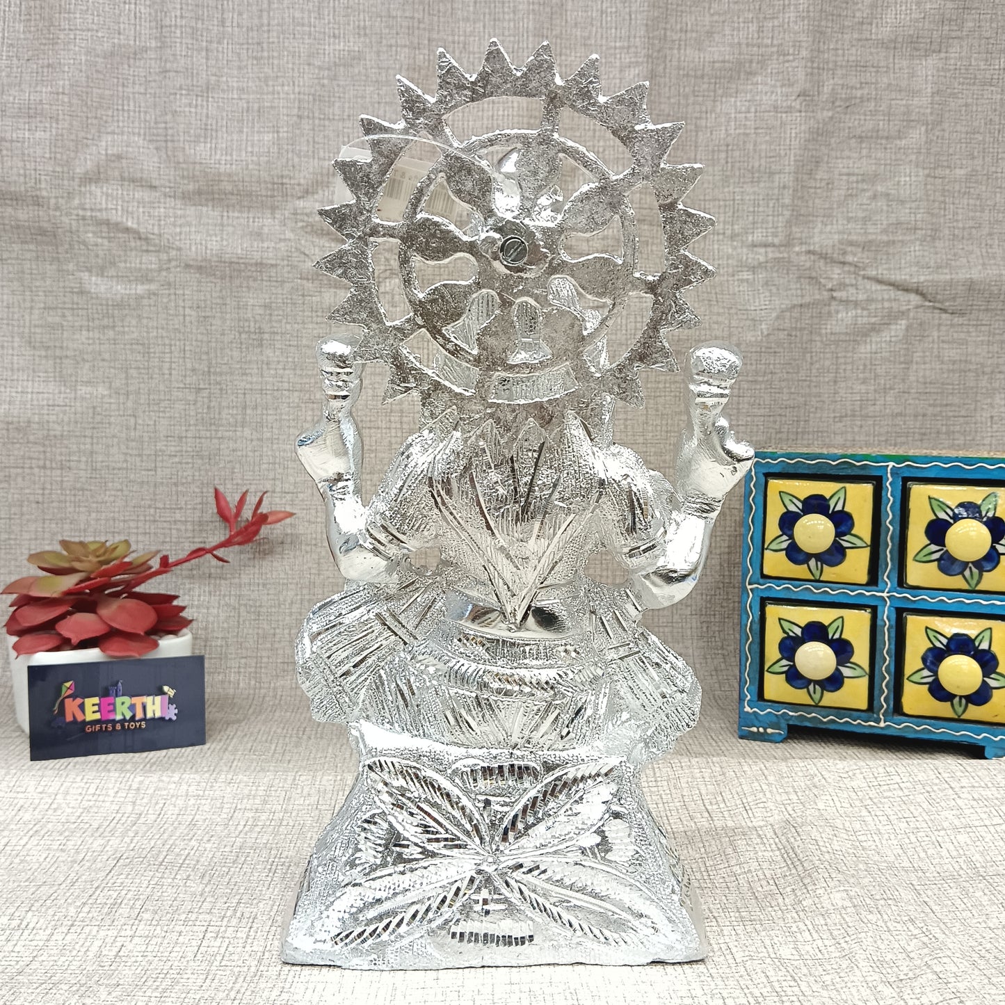 Lakshmi German silver idols