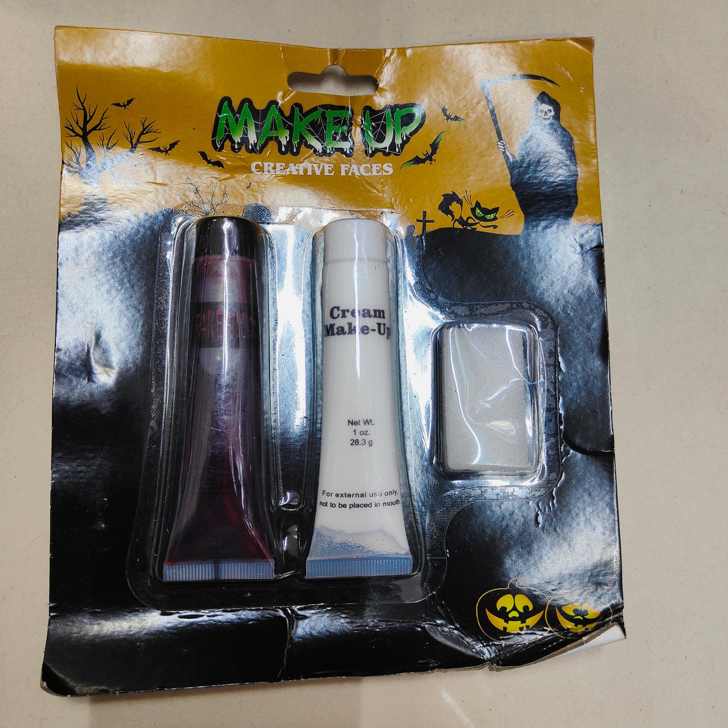 Horror Face Creams and Greases Makeup