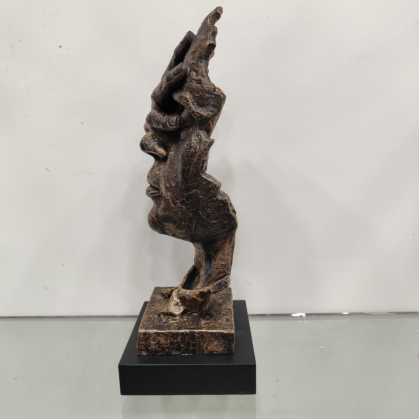 Bronze Face Sculpture