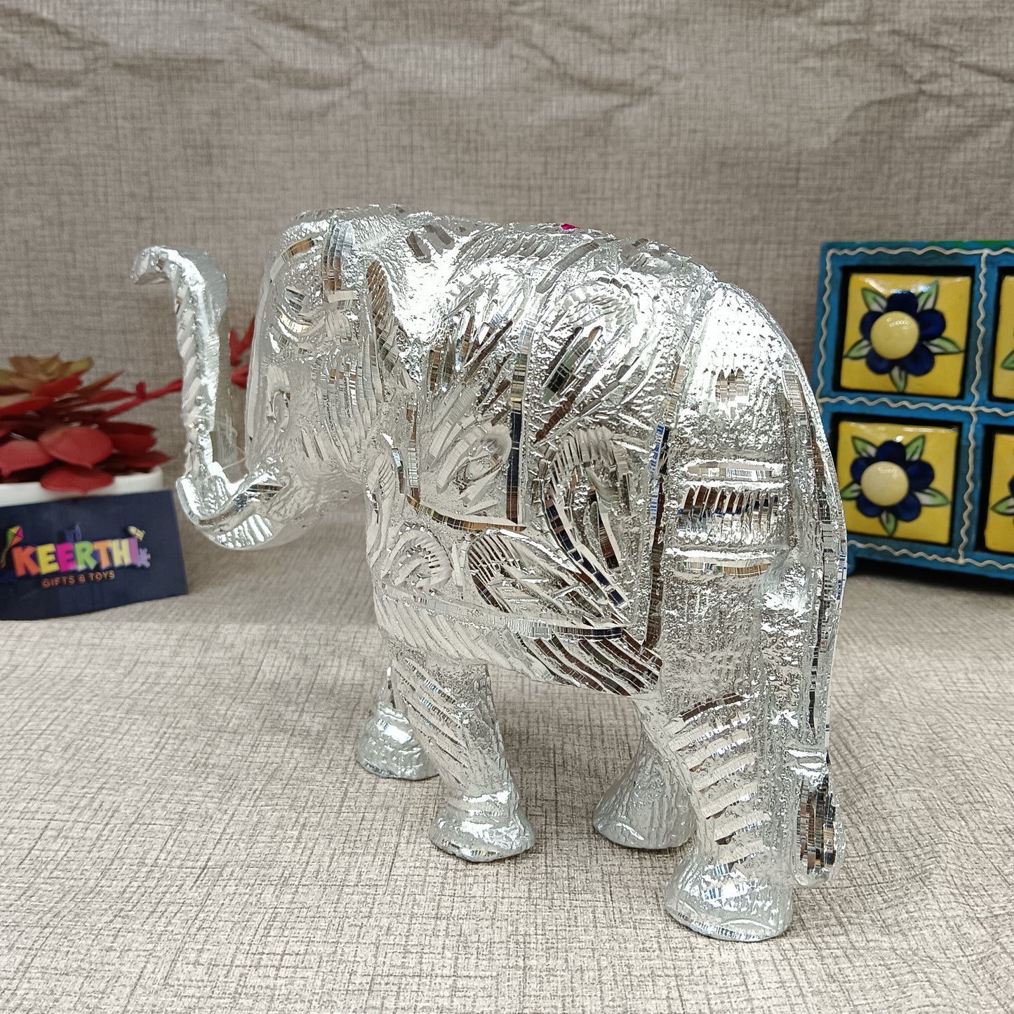 Handicrafted Silver Elephant