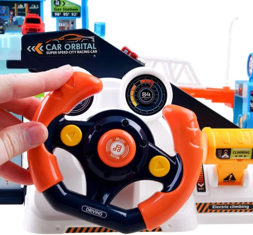 Car Race Tracks for Boys Car Adventure Toys for 3 Year above age Old Boys Girls, City Rescue Preschool Educational Toy Vehicle Puzzle Car Track Playsets for Toddlers