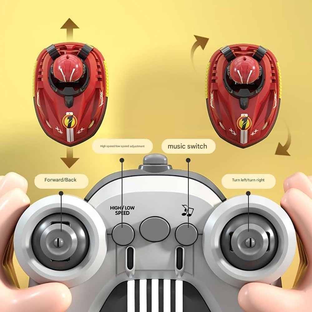 Two player RC Bumper Car 360° Spin, LED Lights, Durable Design