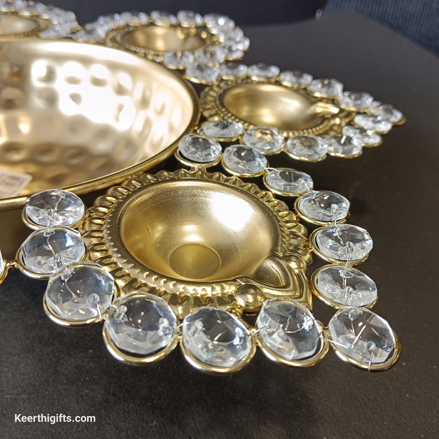 Metal Urli come Diya stand for Diwali decoration