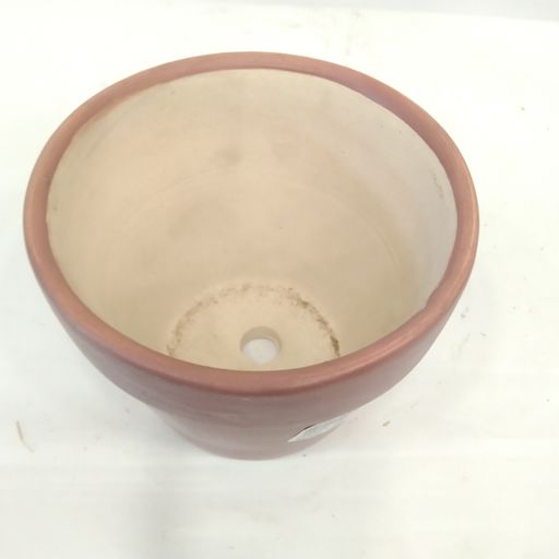 Art and Soil Terracotta Planters pot for Garden Decoration Items Outdoor & Balcony, Terracotta Pots for Plants Hand Painted Leaf design Ceramic pot