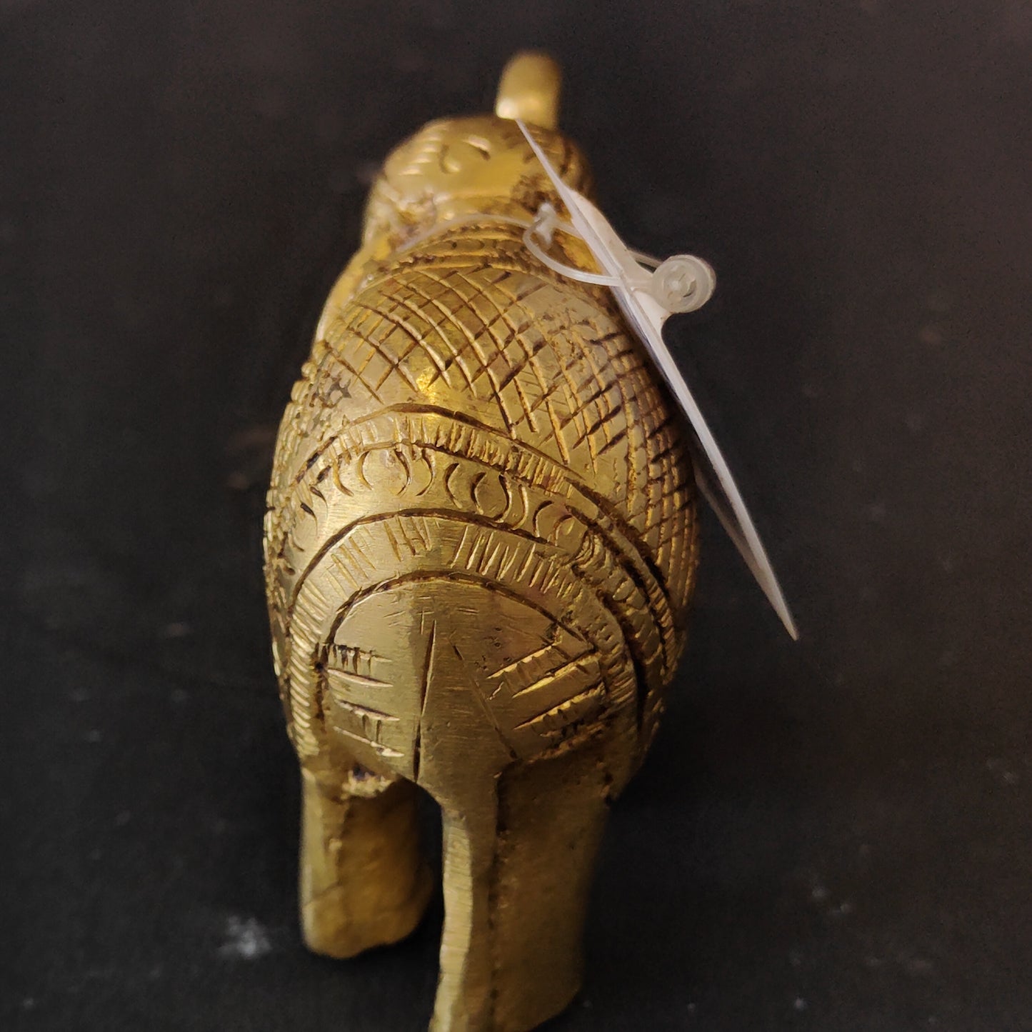 Antique Brass Trunk Up Elephant