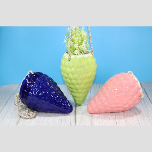 Ceramic flower hangers