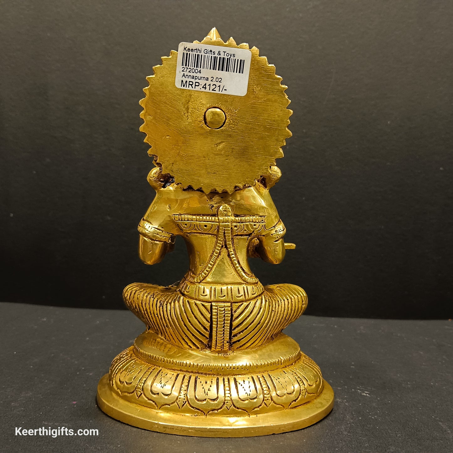 Annapurna Devi brass antique idol