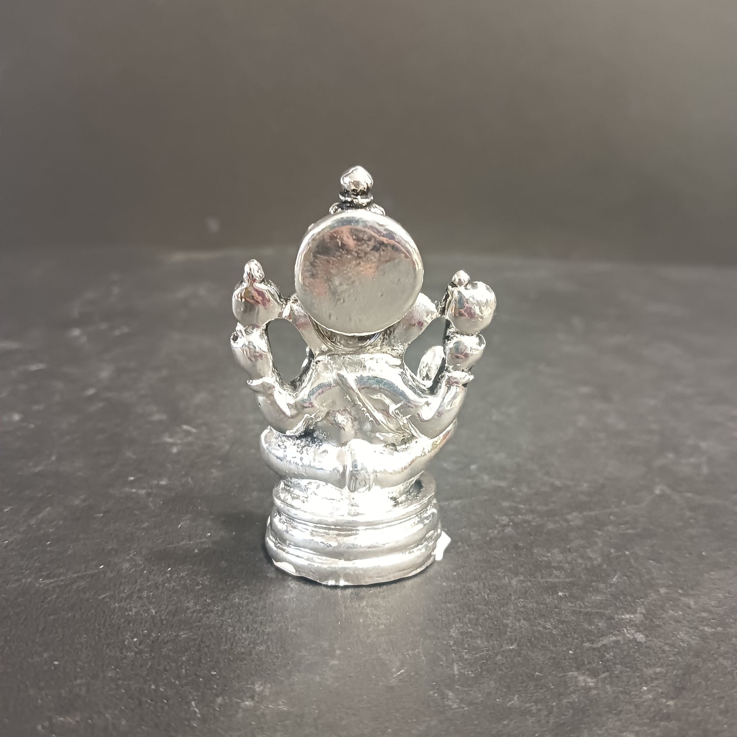 Resin Ganesh Silver idol