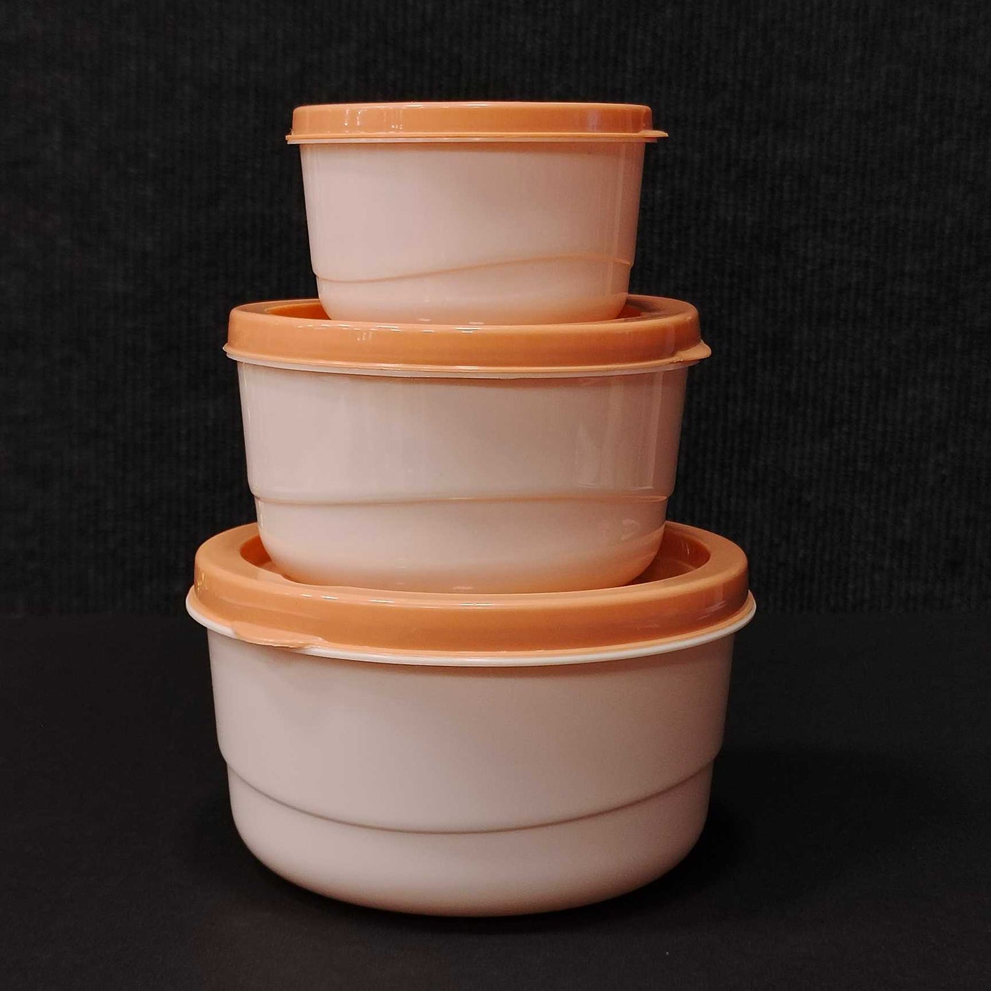 3 piece plastic storage containers