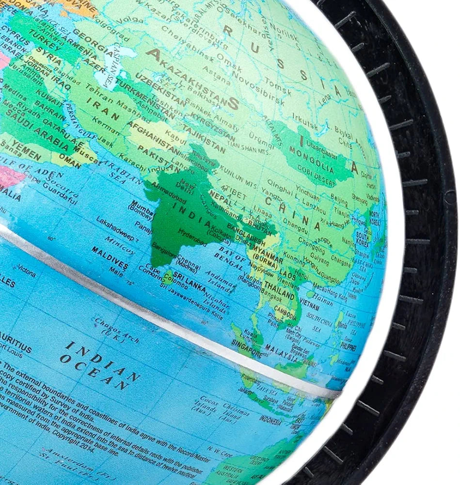 Educational Globe for kids Learning purpose to improve knowledge on social and Map pointing skills