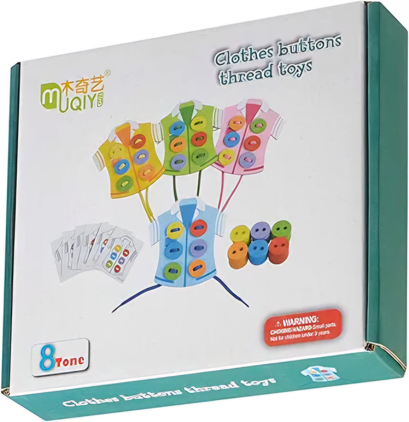 Button Threading Board Early Educational Toy Color Matching Toy Kids Sewing Threading Crafts Clothes Button Board Game Lacing Puzzle Crusher Toddler Cotton Rope Portable for kids Learning purpose