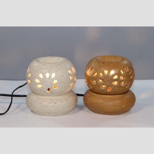 Ceramic Electric Aroma Oil Diffuser Air Freshener with Invert Fragrance for Home, Office