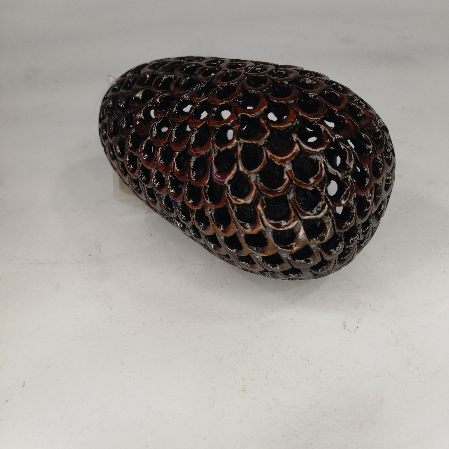 Resin Elephant Painted With Stone Chips