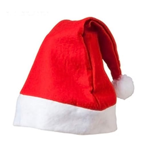 Christmas Caps Santa Caps Christmas caps set of 12 pieces For Tree Decoration XMass Caps Hats Santa Caps Santa Claus Caps