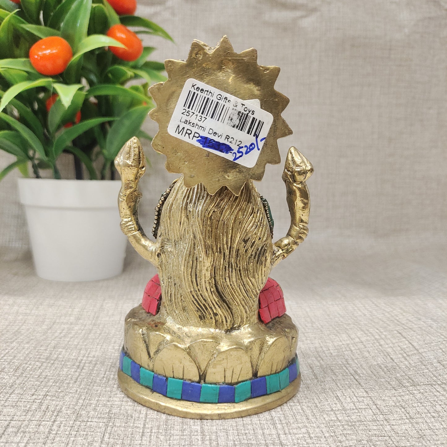 Brass Lakshmi Devi R212