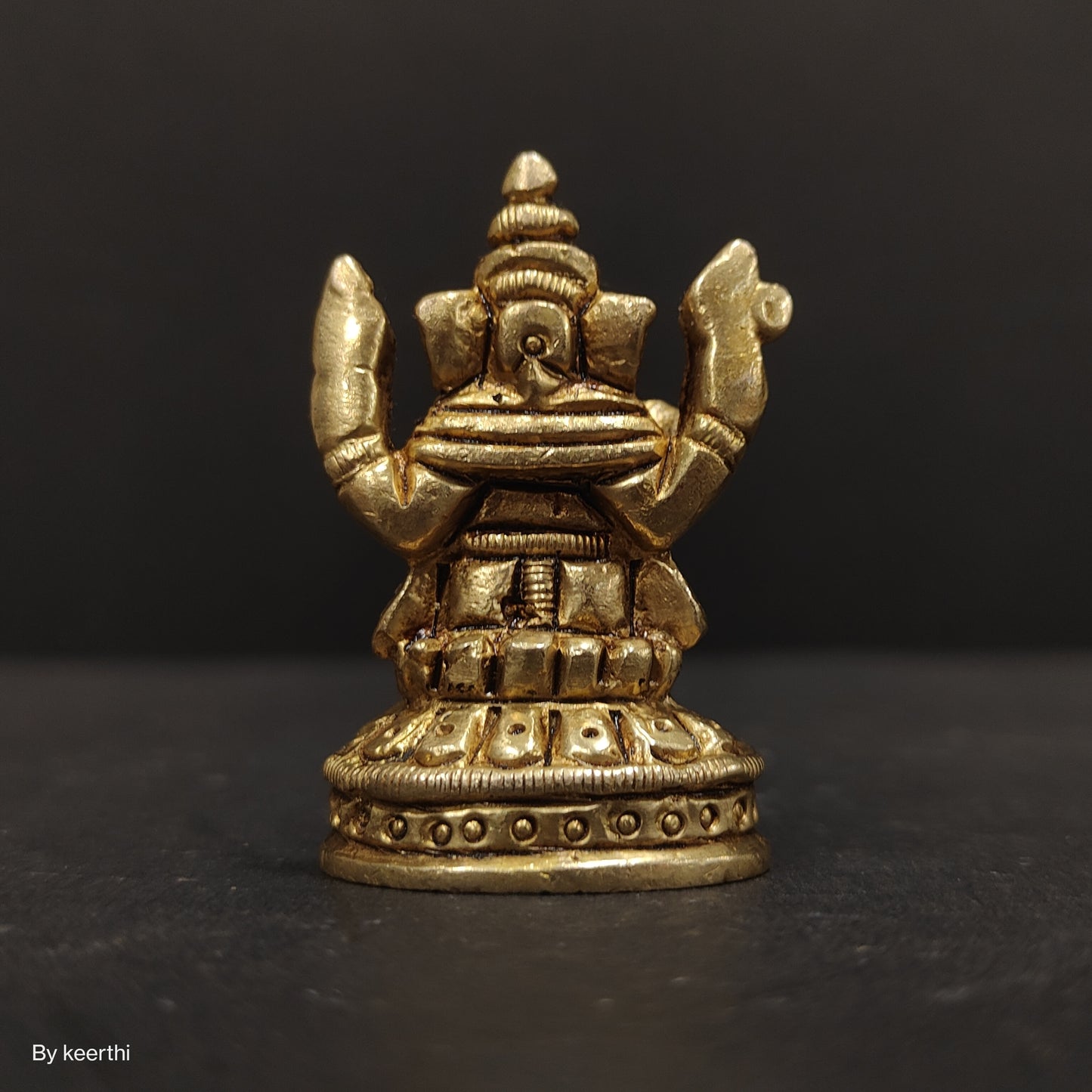 Brass Lord Ganesha Statue for Pooja Home Decor Car Dashboard God Ganesh Ganpati Decorative Showpices for